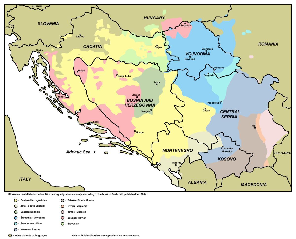 Χάρτης της hac Βοσνία 